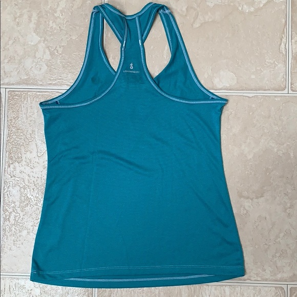 Teal striped New Balance workout tank - Picture 3 of 3